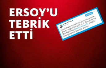 Nazım Maviş'ten Mehmet Ersoy'a Tebrik Mesajı