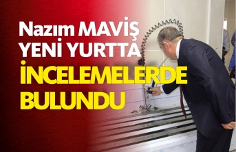 Milletvekili Maviş, KYK yurdu inşaatında incelemede bulundu