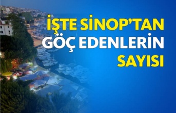 Sinop'un Göç Verileri Açıklandı