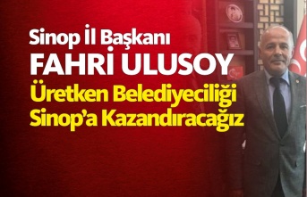 Milliyetçi Haraket Partisi Sinop İl Başkanından Açıklama
