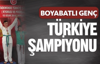 Boyabatlı Genç Türkiye Şampiyonu Oldu