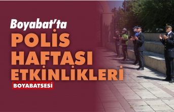 Boyabat'ta Türk Polis Teşkilatının 175.Yılı etkinlikleri