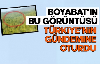 Boyabat'ın bu görüntüsü Türkiye gündemine oturdu