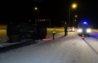 Boyabat Sinop yolunda trafik kazası !
