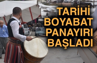 Türkiye’nin en eski panayırlarından Boyabat Panayırı başladı
