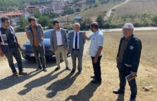 Boyabat Belediye Başkanı Coşar, yol yapım çalışmalarını inceledi