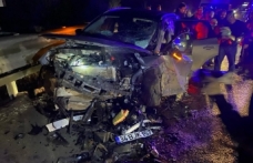 Boyabat Sinop yolunda kaza 1 kişi öldü 1 kişi yaralandı !