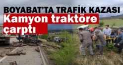 Boyabat Organize Sanayi Mevkiinde Trafik Kazası !