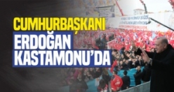 Cumhurbaşkanı Erdoğan Kastamonu'da Coşkuyla Karşılandı
