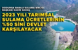 Dodurga Barajı Sulama Birlik Başkanı Kadir Savaş'tan önemli açıklama