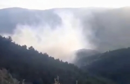 Oğlakçılar köyündeki orman yangınında 1 hektarlık alan zarar gördü