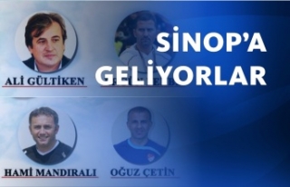 Futbolun efsaneleri Sinop'a geliyor