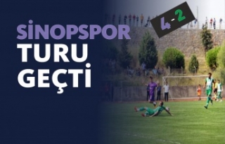 Sinopspor Ziraat Türkiye Kupası Maçında Ünyespor'u...