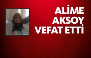 Alime Aksoy Vefat Etti