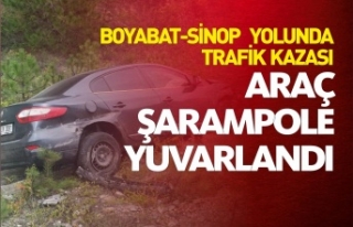 Boyabat-Sinop Yolunda Trafik Kazası