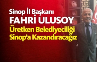 Milliyetçi Haraket Partisi Sinop İl Başkanından...