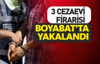 Cezaevinden Kaçan 3 Kişi Boyabat'ta Yakalandı