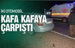 Sinop'ta iki otomobil çarpıştı: 7 yaralı
