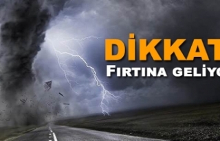 Sinop ve çevresinde şiddetli fırtına uyarısı