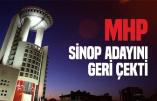 MHP Sinop'ta adayını geri çekti