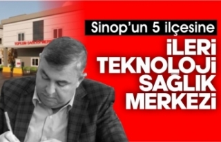  Sinop'un 5 ilçesine sağlık yatırımları