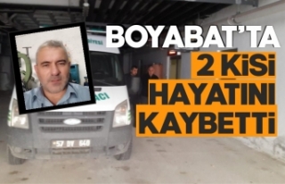 Boyabat'ta 2 kişi hayatını kaybetti