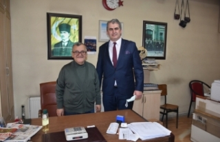 Dr.Şevket Terkan'dan gazetemize ziyaret
