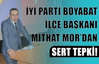 Boyabat İYİ Parti İlçe Başkanı Mithat Mor'dan...