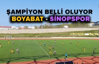 Boyabat 1868 Spor - Sinopspor play off karşılaşmasına...