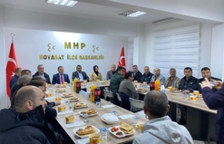 Boyabat MHP ilçe teşkilatı iftar programında buluştu