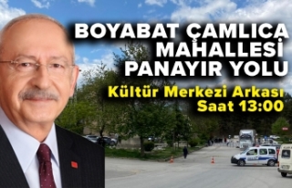 Kemal Kılıçdaroğlu’nun Boyabat mitingi kültür...