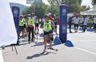 Tekerlekli Kayak Türkiye Şampiyonası Boyabat’ta başladı
