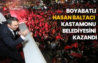 Boyabatlı Hasan Baltacı Kastamonu Belediye Başkanı seçildi