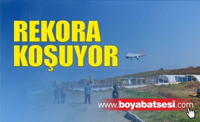 Sinop Havalimanı Rekora Koşuyor