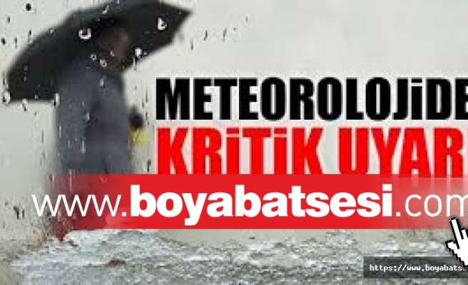 Meteorolojiden kritik uyarı: Boyabat'ta 2 günlük