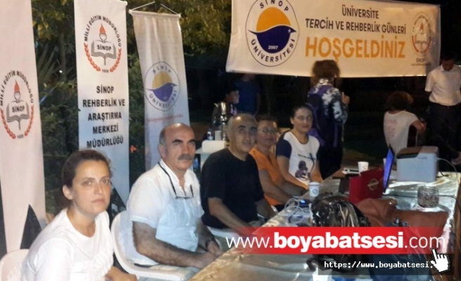 Sinop'ta "Üniversite Tercih ve Rehberlik Günleri" etkinliği