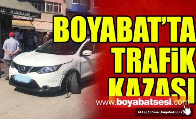 Boyabat'ta Trafik Kazası 