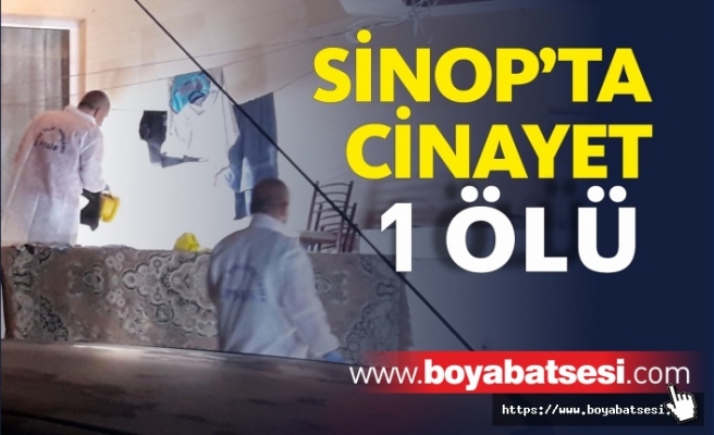 Sinop'ta cinayet: 1 ölü