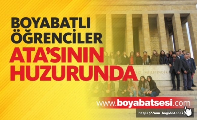 Boyabatlı Öğrenciler Başkent Ankara'yı Gezdi