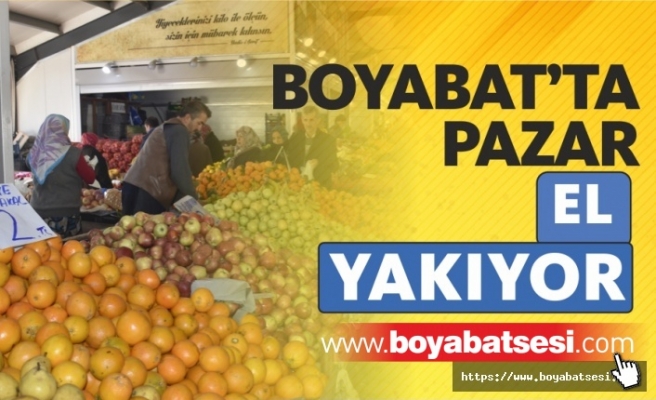 Boyabat'ta Pazar Fiyatları El Yakıyor