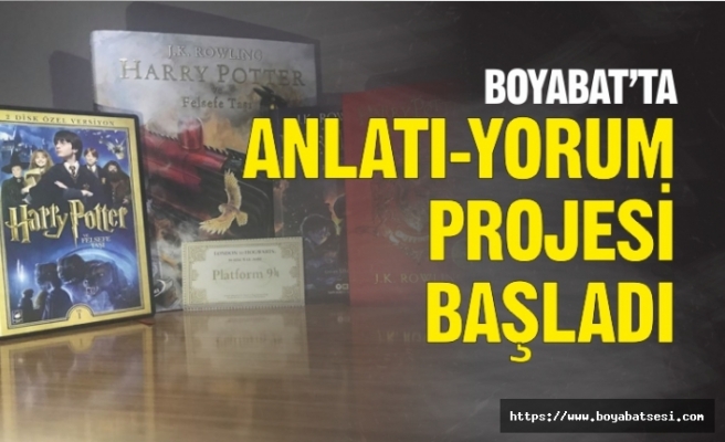 Boyabat'ta "Anlatı-Yorum" Projesi Başladı