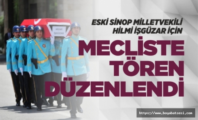 Sinop Eski Milletvekili İçin Mecliste Tören