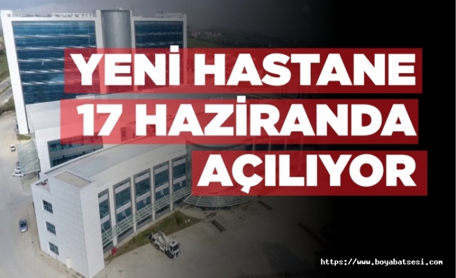 Sinop'ta Yeni Hastane Pazartesi Günü Açılıyor