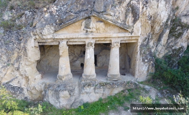 Sinop'un pek bilinmeyen tarihi mekanı: Boyabat Kaya Mezarları