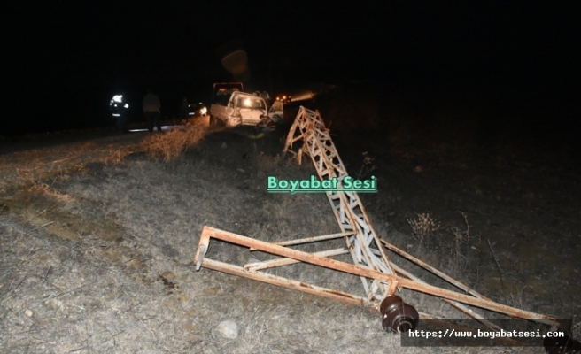 Akyörük Köyü Yolunda Trafik Kazası !