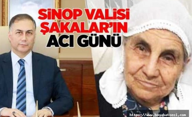 Sinop Valisi Köksal Şakalar'ın acı günü