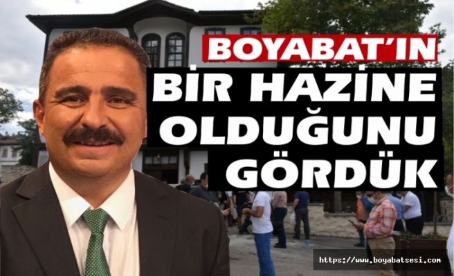 AYD Başkanı Sinan Burhan '' Boyabat'ın keşfedilmemiş bir hazine olduğunu gördük''