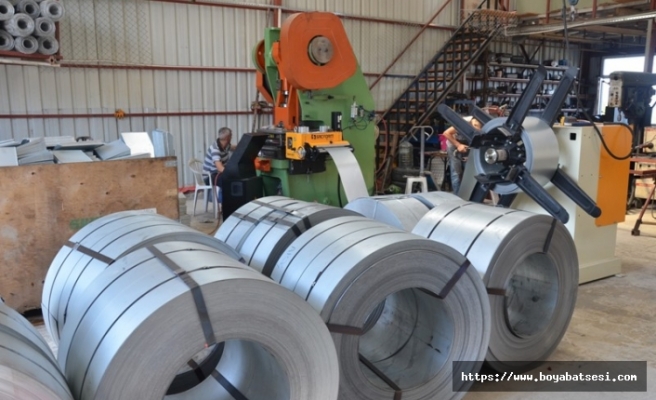  Sinop'tan Azerbaycan’a metal kiremit ihracı  