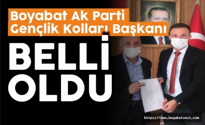 Boyabat AK Parti yeni gençlik kolları başkanı belli oldu