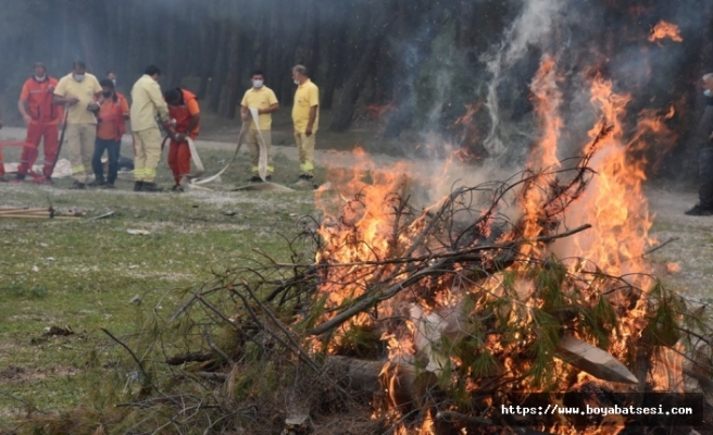 Boyabat'ta ormanlık alanlarda ateş yakmak yasaklandı